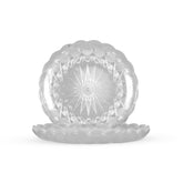 27 cm Round Crystal Design Plate 10 kg - hotpackwebstore.com - Plastic Crystal Plates